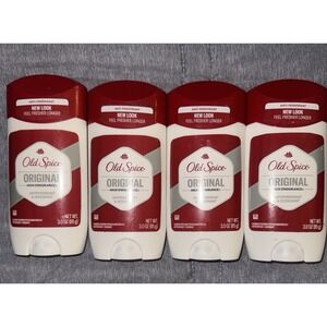 Old Spice High Endurance Original Antiperspirant Deodorant 3oz Set of 4 New Seal